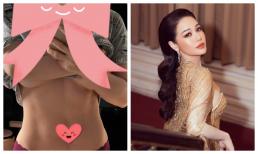 Nhật Kim Anh vén áo khoe ngay cơ cơ bụng vạn người mê lại còn lấp ló cả chân ngực nhức mắt khi bị nghi bầu bí