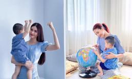 Lan Khuê cùng con trai cưng lên sóng: Quý tử nay đã cao lớn hết nấc, mẹ lại xinh đẹp đến nao lòng 