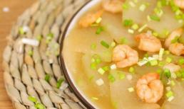 Học được cách làm món canh bí đao nấu tôm này, thơm ngon bổ dưỡng, ăn thỏa cơn thèm, càng ăn càng thơm