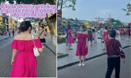 Cố ý mặc váy hồng để được nổi bật khi đi du lịch Hội An, cô gái trẻ gặp tình huống 'dở khóc dở cười' vì điều này