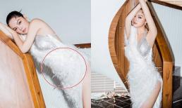 Không còn giấu kín tin đồn mang thai với tình trẻ kém tuổi, Phạm Quỳnh Anh công khai loạt ảnh để lộ vòng 2 kém thon gọn