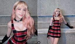 Chưa dừng lại, Thiều Bảo Trâm tiếp tục diện đồ o ép vòng một chực trào, còn tạo dáng gây nhức mắt hơn bao giờ hết 