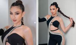 Về lại Thái Lan, Thuỳ Tiên khoe sắc trong bộ trang phục cực táo bạo, ngắm đến visual càng nghiện