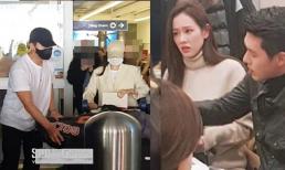 Son Ye Jin và ông xã Hyun Bin trở về Hàn sau khi tới Mỹ hưởng tuần trăng mật