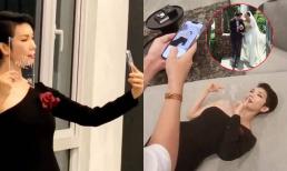 Xuân Lan khoe thiệp cưới của Ngô Thanh Vân và Huy Trần, dân tình bật cười trước màn tạo dáng 'lầy lội' nữ siêu mẫu