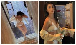 Hậu bị 'ném đá' vì cãi cùn chuyện mặc đồ fake, Ngọc Trinh tung bộ ảnh diện nội y nóng bỏng 
