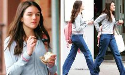 Đón tuổi 16 trong im lặng, Suri tái xuất với hình ảnh chẳng khác người mẫu, đôi chân dài miên man 