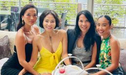 Gặp gỡ hội bạn Vbiz, Thu Minh chiếm spotligh khi diện váy xẻ sâu hiểm hóc, phô vòng một căng đầy