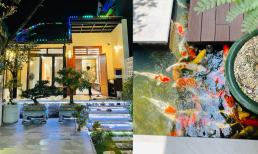 Vợ chồng trẻ về quê xây nhà, tiểu cảnh và sân vườn có hồ cá, nhìn qua đã muốn dọn ngay vào ở 