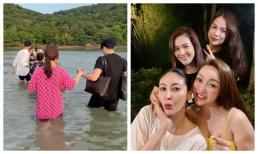 Hội bạn toàn mĩ nhân của Trương Ngọc Ánh rủ nhau du lịch, chiếm spotlight lại là hành động này của tình trẻ dành cho nữ diễn viên