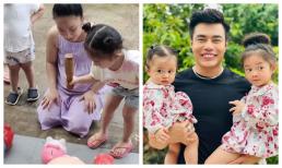 Mới bé tí nhưng con gái Lê Dương Bảo Lâm đã biết đập ống heo phụ mẹ làm điều thiêng liêng này
