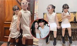 Bắt trend '6 ngày 6 đêm', vợ cũ Hoài Lâm khoe ảnh hai nhóc tì diện đồ đôi, con gái út càng lớn được nhận xét giống nam ca sĩ y đúc