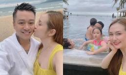 Gia đình Tuấn Hưng quây quần bên nhau tận hưởng ngày nghỉ lễ, riêng nhan sắc bà xã nam ca sĩ mới gây mê 
