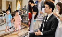 Đăng ảnh cặp song sinh, con trai bầu Hiển để lộ cơ ngơi hoành tráng