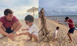 Chồng cũ Hoàng Oanh đăng tải ảnh du lịch bên con trai cưng, đính kèm chia sẻ xúc động sau đổ vỡ hôn nhân