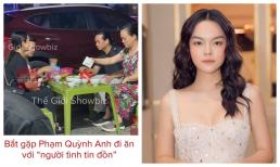 Dân mạng tung ảnh Phạm Quỳnh Anh đi ăn với tình trẻ, chân dung dần hé mở