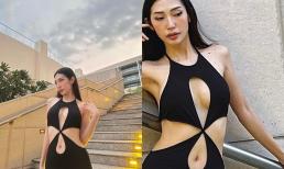 Khổng Tú Quỳnh diện váy cắt xẻ cực hot, hình tượng 'gái ngoan' chính thức tan biến 