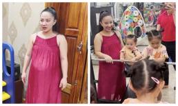 Vợ Dương Lâm vác bụng bầu khệ nệ ở tháng cuối thai kì, nhan sắc vẫn xinh đẹp nhưng quyết từ chối đề nghị này của chồng