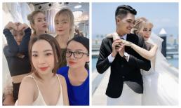 Bà xã Mạc Văn Khoa tung ảnh hiếm thời vừa sinh con, nhá hàng luôn dàn phụ dâu 'hot hết nấc' của đám cưới