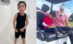 Sinh ra ở Mỹ, con trai hơn 3 tuổi nhà Phạm Hương đã được mẹ dạy nói tiếng Việt cực rành mạch