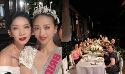 Ngô Thanh Vân đeo vương miện, trang điểm lộng lẫy như Hoa hậu ở tiệc chia tay đời độc thân cùng hội bạn