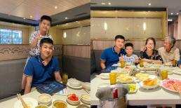 Chồng cũ Nhật Kim Anh đưa con trai đi chơi cuối tuần cùng gia đình, nhóc tì gây chú ý diện mạo ngày càng giống bố y đúc