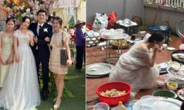 Vợ Hà Đức Chinh lên tiếng trước thông tin 'vừa về nhà chồng, chưa kịp thay đồ cưới đã phải rửa bát' 