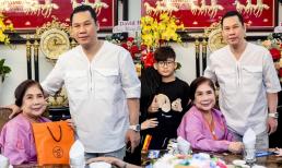 Chồng cũ Lệ Quyên hội ngộ gia đình trong ngày sinh nhật mẹ ruột, không quên dắt 'cậu cả' đi cùng 