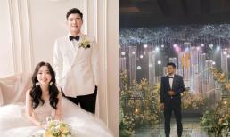Đám cưới Hà Đức Chinh tại Hà Nội: Không gian hôn lễ như cổ tích, trang trí nhiều hoa tươi 