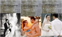 Loạt ngôn tình không thể ngọt ngào hơn tại đám cưới của mỹ nhân Việt với 'phi công trẻ' gần đây