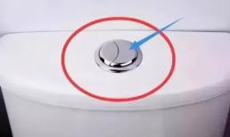 Sự khác biệt giữa 'nút' lớn và nhỏ trên bồn cầu là gì? Hóa ra nhiều người bao năm đã ấn nhầm