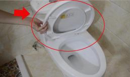 Nắp bồn cầu mở hay đóng sau khi đi vệ sinh? Rất nhiều người làm sai, không có gì lạ khi nhà vệ sinh bị bẩn