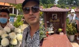 Vừa về Việt Nam, bạn thân 15 năm đến thăm cố nghệ sĩ Anh Vũ, còn tiết lộ điều bất ngờ trên bó hoa khi đem đến viếng