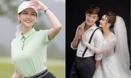 Giữa lúc thông báo chia tay Đình Tú, diễn viên Hương Giang bất ngờ có động thái khoe ảnh tươi tắn trên sân golf