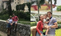 Hậu chia tay MC Hoàng Oanh, chồng Tây về lại nước còn chụp ảnh thân mật bên cô gái lạ mặt