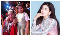 Con gái Mai Phương được bảo mẫu đưa đi xem kịch, nhóc tì càng lớn càng giống mẹ y đúc