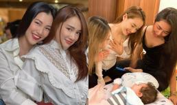 MC Hoàng Oanh khoe khoảnh khắc Nhã Phương lần đầu tiên gặp bé Max, chắc kèo 'chốt đơn' làm con rể 