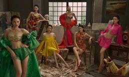 Dàn Hoa hậu, siêu mẫu hàng đầu 'đọ sắc' cùng nhau: Trần Tiểu Vy gợi cảm hết nấc, Lương Thùy Linh khoe chân dài cực phẩm