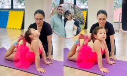 Con gái siêu mẫu Hà Anh học múa ba lê, nhìn độ dẻo dai khiến dân tình xuýt xoa khen ngợi