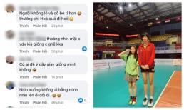 'Nấm lùn' Hòa Minzy 'cả gan' đứng giữa các VĐV đội tuyển bóng chuyền nữ, cái kết cưng xỉu