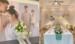 Không gian lễ đính hôn của bạn gái cũ Quang Hải - 'cô chủ tiệm nail' Huyền My và diễn viên Anh Tú