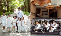 Đỗ Mạnh Cường đưa các con nuôi đi nghỉ dưỡng xa xỉ, nhìn cách chăm sóc những nhóc tì dịu dàng và ngọt ngào hơn cả một người mẹ