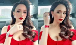 'Bà trùm kim cương' Lã Thanh Huyền khoe nhan sắc thăng hạng bất chấp tuổi tác, vòng một nở nang khiến dân tình nhức mắt