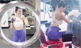 Khánh My tung ảnh cực bốc lửa trong phòng gym: Body quá sức đỉnh cao, nhan sắc thăng hạng thấy rõ
