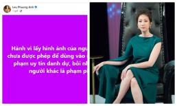 Lều Phương Anh tuyên bố lập vi bằng kiện tụng, con gái bạn trai của cô thách thức: 'Ít học còn hay nói chữ'