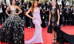 Thảm đỏ LHP Cannes 2022 ngày 5: Cựu đệ nhất phu nhân Pháp gợi cảm với váy 2 dây ở tuổi 54, Hervey lộ nội y 'kém duyên' 