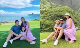 Lam Trường khoe khung ảnh hạnh phúc bên gia đình nhỏ, tranh thủ đưa vợ con đi du lịch ở Hawaii
