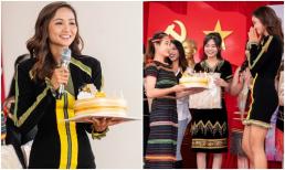 H'Hen Niê được dàn thí sinh Hoa hậu các Dân tộc Việt Nam tổ chức sinh nhật bất ngờ 