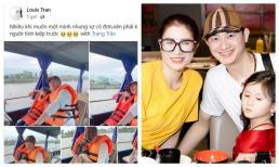 Sau 'Vua cá koi', chồng Trang Trần gọi con gái là 'người tình kiếp trước'