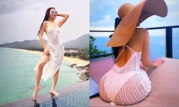 Trà Ngọc Hằng 'nửa kín nửa hở' gây nhức mắt khi gia nhập hội khoe thân với bikini siêu nhỏ